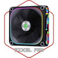 One black fan inlet