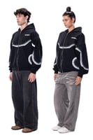 Eclipse Runner Oversized Zip Up Hoodie