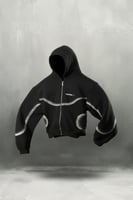 Eclipse Runner Oversized Zip Up Hoodie
