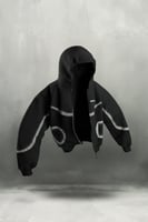 Eclipse Runner Oversized Zip Up Hoodie