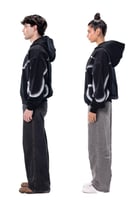 Eclipse Runner Oversized Zip Up Hoodie