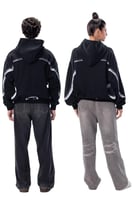 Eclipse Runner Oversized Zip Up Hoodie