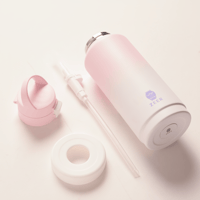 حافظة ماء كبيرة 945 مل لون وردي