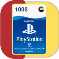 بطاقة بلايستيشن ستور اماراتي 100 دولار