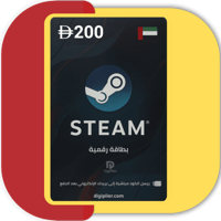 بطاقة ستيم اماراتي 200 درهم