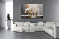 لوحة أصايص الذهب لوحة طبيعة.