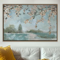 لوحة طريق الغابة-لوحة طبيعة.