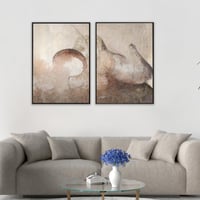 لوحة إنطباع لوحه كبيره فن تجريدي