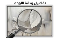 لوحة ورد أبيض-لوحات جدارية ورد .