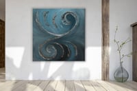 لوحة جدارية تجريدية رقم GMN154