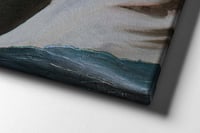 لوحة امواج ليل