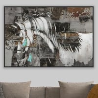 لوحة شموخ-لوحة خيل عربي.