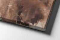 لوحة خيل عربي بني فخمة.