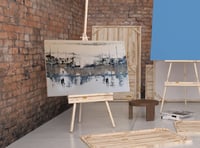 لوحة جدارية تجريدية رقم GMN41