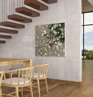 طقم لوحات جدارية ورد عدد 2 لوحة.