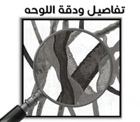 لوحة جدارية تجريدية رقم F23-40