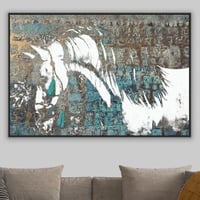 لوحة زاهية-لوحة خيل فخمة.