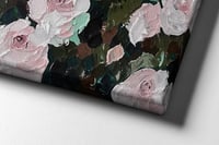 عدد 3 لوح زهور خضرا