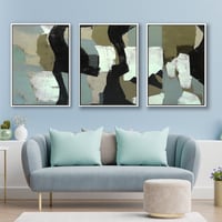 عدد 3 لوح تجريدية