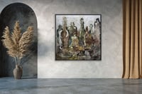 لوحة جدارية تجريدية رقم F23-98