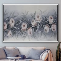 لوحة إيقاع الزهور-لوحات جدارية ورد.