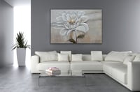 لوحة اللوتس-لوحات جدارية ورد.