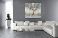 لوحة طبيعة رسم تجريدي من الطبيعة.