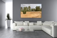 لوحة بيت المزرعة-لوحات تراثية سعودية .