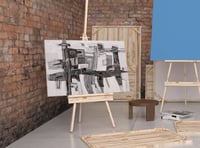 لوحة جدارية تجريدية رقم GMN60