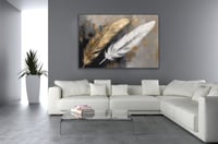 لوحة ريشة الذهب .