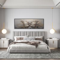 لوحة فراشة الذهب لوحة طبيعة فن تجريدي .