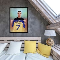 لوحة كرستيانو النصر-لوحات لعيبة كرة قدم.