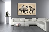 لوحة العاديات-لوحات خيول .