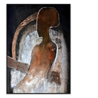 لوحة الصامتة-لوحة تجريدية تعبيرية