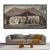 إطلالة المستقبل -لوحات تراثية سعودية.