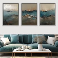 لوحات جدارية ثلاث قطع.