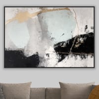 لوحة اندماج لوحة جدارية بدرجات الابيض والاسود