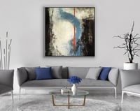 لوحة جدارية تجريدية رقم GMN38