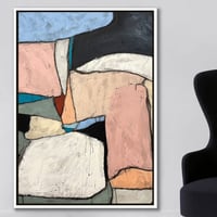 لوحة تجريدية الوان