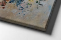 لوحة زرقة المحيط-لوحات جدارية ورد.