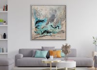 لوحة جدارية تجريدية رقم GMN105