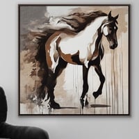 لوحة ترف لوحة خيل ملكية.