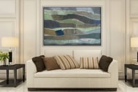 لوحة جدارية تجريدية رقم GMN95