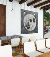 لوحة جدارية تجريدية رقم GMN14