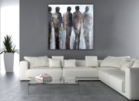 لوحة جدارية تجريدية رقم F23-114