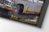 لوحة النسيان-لوحة سيارة تراثية .