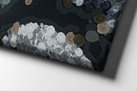 عدد 3 لوح زهور رصاصي