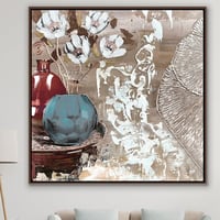 لوحة عبير الزهر-لوحات جدارية فخمة-رسم تجريدي من ال...