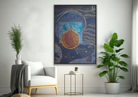 لوحة جدارية تجريدية رقم F23-1