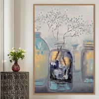 لوحة قنينة الحياة-لوحة طبيعة صامتة.